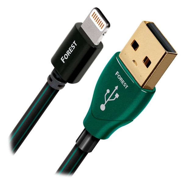 AudioQuest Forest .75m (2.5 ft. ) Lightning to USB A Cable for iPod/iPhone/iPad