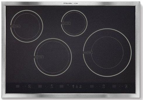 electrolux white induction cooktop