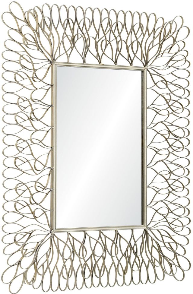 Miroir mural Celandine, champagne silver leaf, Renwil® 1