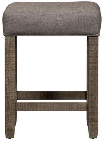 Liberty Furniture Parkland Falls Light Brown Upholstered Console Stool-2