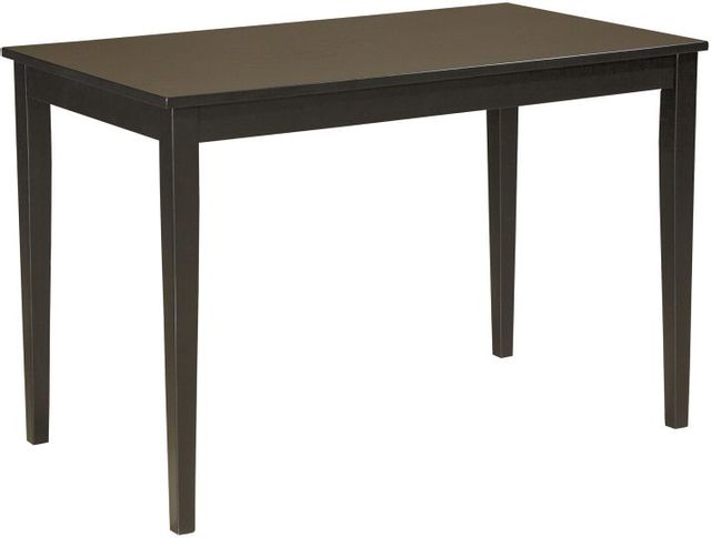Signature Design by Ashley® Kimonte Dark Brown Dining Table 0