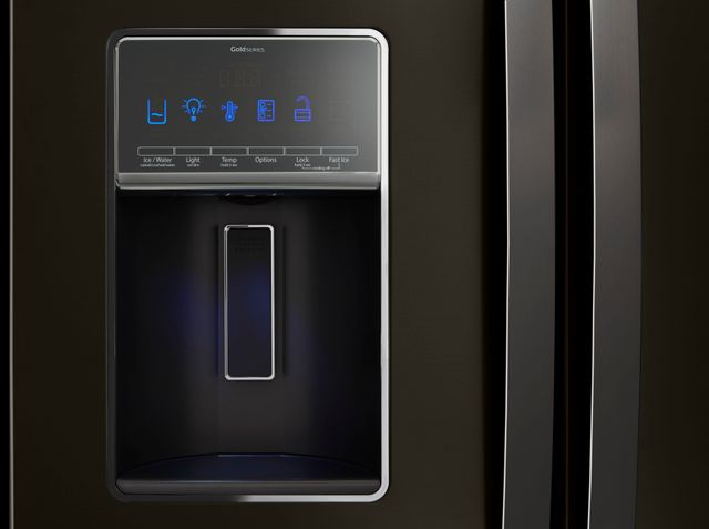 Réfrigérateur à portes françaises de 36 po Whirlpool® de 26,8 pi³ - Acier inoxydable noir 3