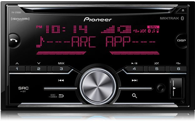 Pioneer Double DIN CD Receiver with Enhanced Audio Functions