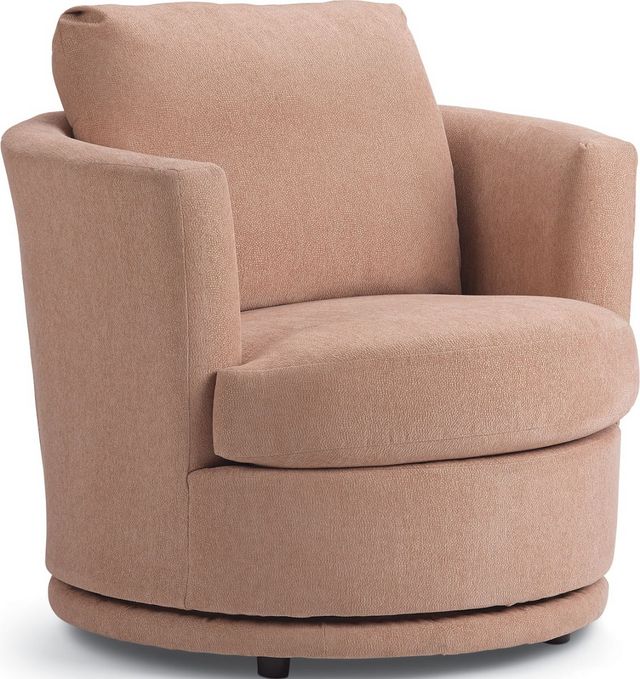 Empierre Beige Fabric Club Chair and Ottoman