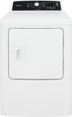Frigidaire® 6.7 Cu. Ft. White Gas Dryer