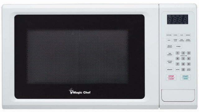 Magic Chef® 1.1 Cu. Ft. White Countertop Microwave 0