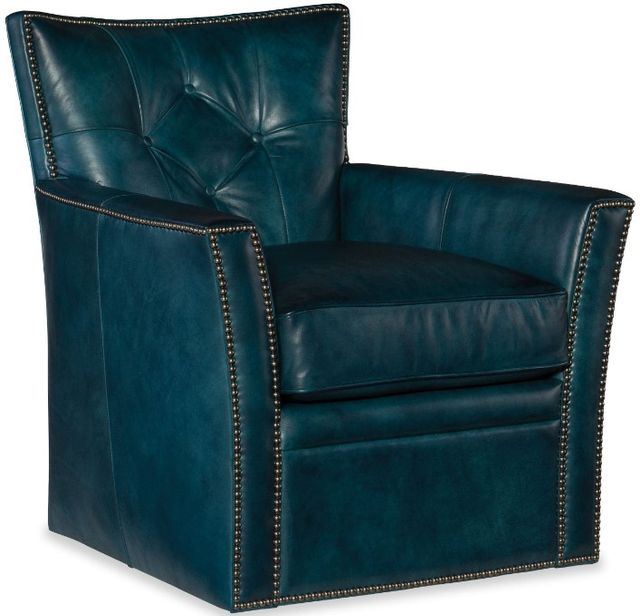 Hooker® Furniture CC Conner Blue Swivel Chair 0