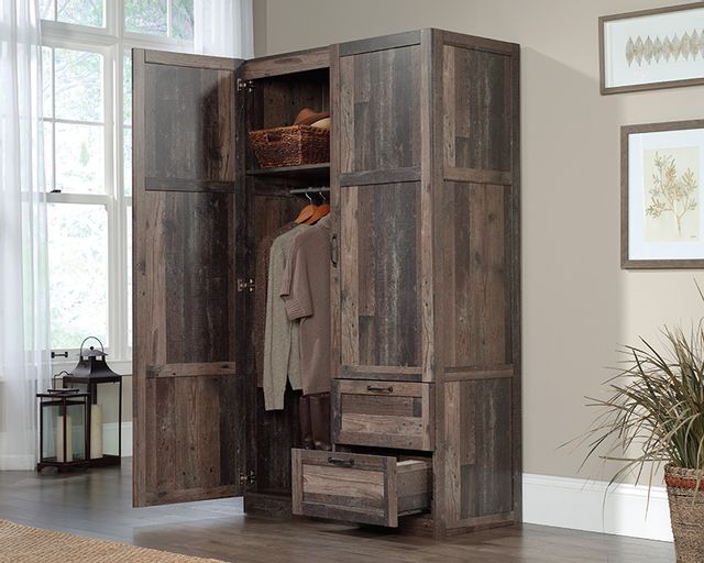 Sauder Select Storage Cabinet | Reclaimed Pine 427069