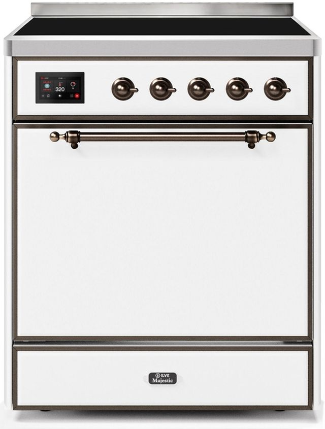 Ilve Majestic Series 30" Stainless Steel Freestanding Electric Range 15