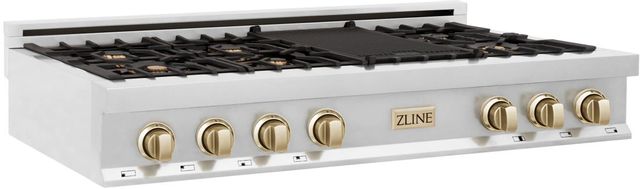 ZLINE Autograph Edition 48" Stainless Steel Natural Gas Rangetop  1