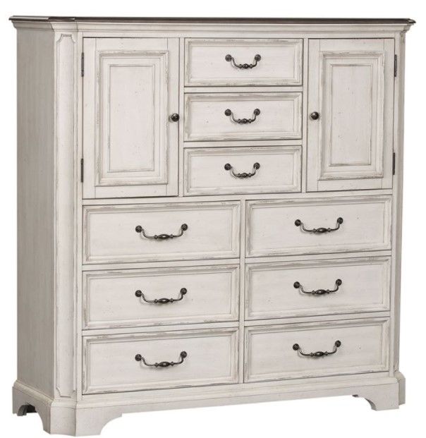 Liberty Furniture Abbey Road White Dressing Chest-1
