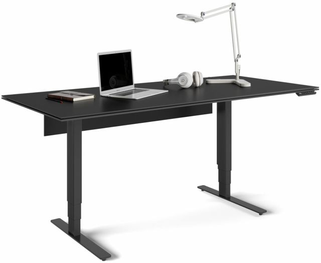BDI Stance® Black Lift Desk 1