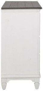 Liberty Allyson Park Wire Brushed White Dresser-2