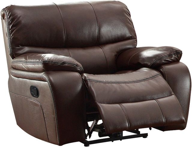 Homelegance® Pecos Dark Brown Glider Reclining Chair 0