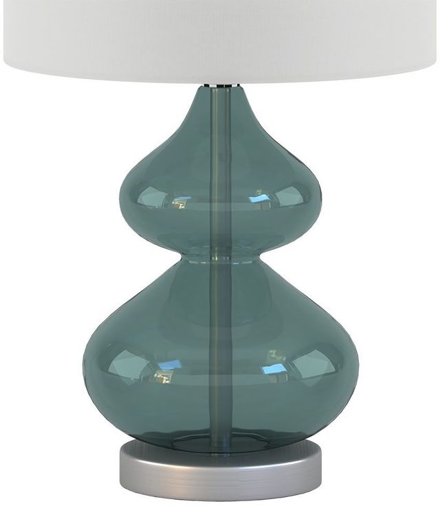 Olliix by 510 Design Blue Set of 2 Ellipse Table Lamps-3