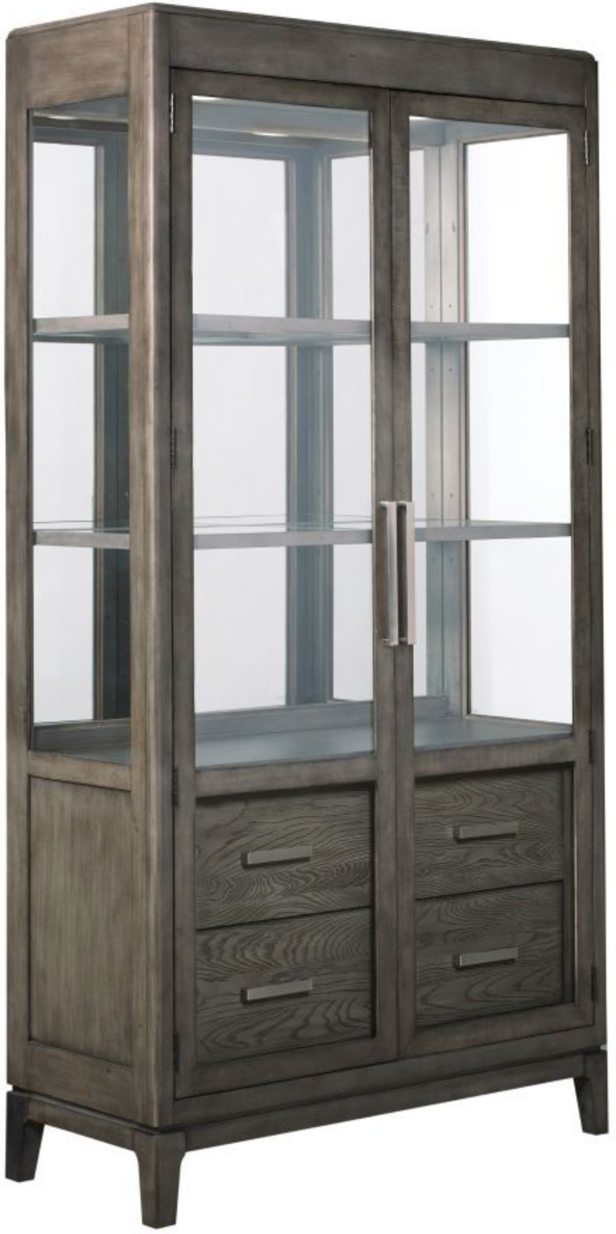 Kincaid® Cascade Gray Harrison Display Cabinet | Bob Mills Furniture