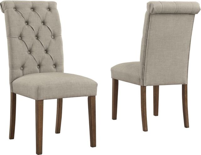 Signature Design by Ashley® Harvina Light Beige Dining Side Chair 1