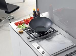 Miele CombiSet™ 15" Stainless Steel Gas Wok Cooktop-1