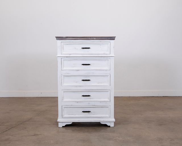 Vintage Furniture Charleston Nero White/Granite Chest-1