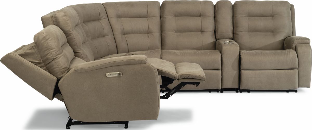 Flexsteel shop reclining sectional