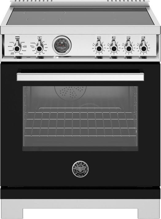 Bertazzoni Professional Series 30" Nero Slide In Induction Range | John ...