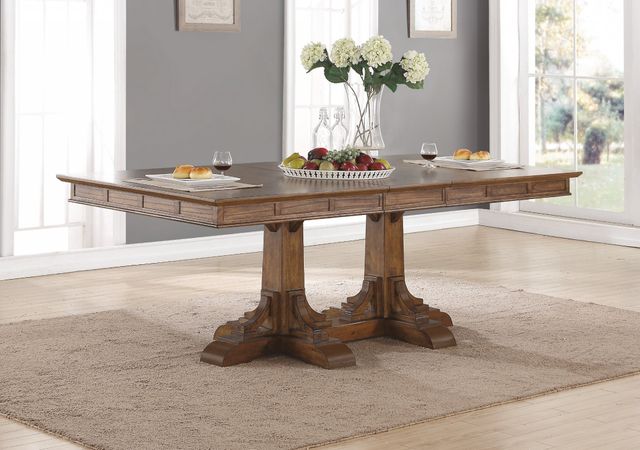 Flexsteel® Sonora Wynwood Rectangular Pedestal Dining Table 1