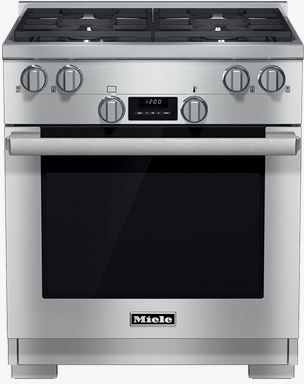 Miele 30" Pro Style Gas Range-Stainless Steel
