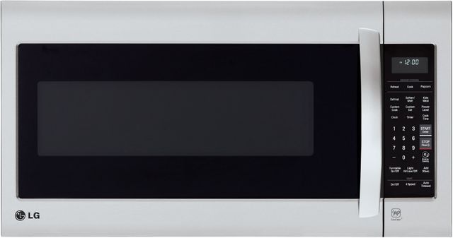 LG 2.0 Cu. Ft. PrintProof™ Black Stainless Steel Over the Range Microwave 14