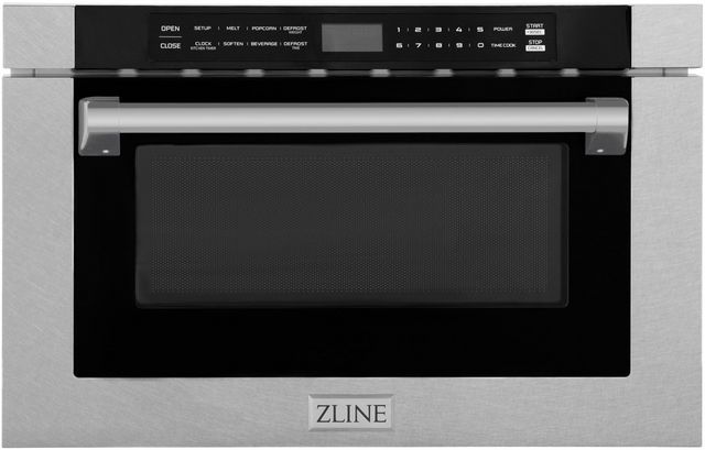 ZLINE MWD-TK-30 24 1.2 Cu. ft. Stainless Steel Microwave Drawer with 30 Trim Kit