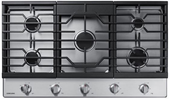 Samsung 36" Stainless Steel Gas Cooktop 10