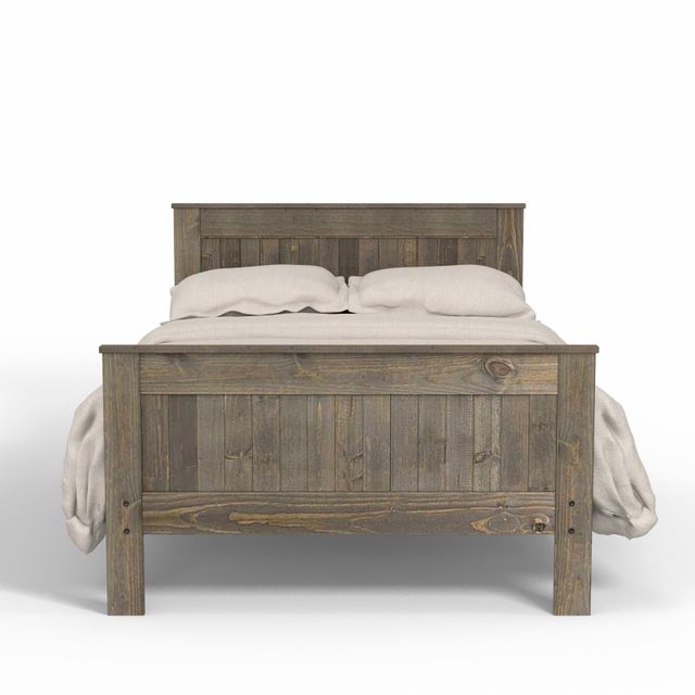 Pine Crafter Furniture Walnut Full Mate's Bed-2