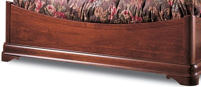 Durham Furniture Chateau Fontaine Candlelight Cherry King Euro Bed 2