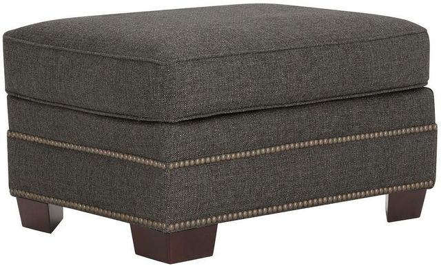 Kevin Charles Fine Upholstery® Foster Sugarshack Dark Brown Ottoman-0