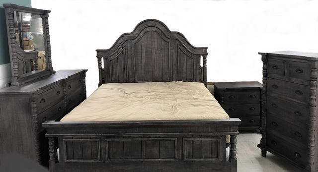 Texas Rustic King Bedroom Set in Cocoa--MIRROR