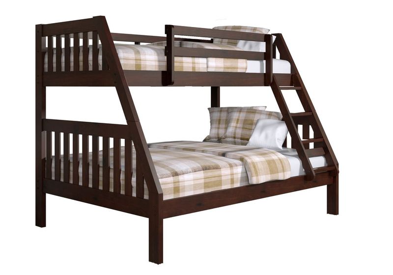 Donco Trading Company Mission Twin Over Full Bunk Bed