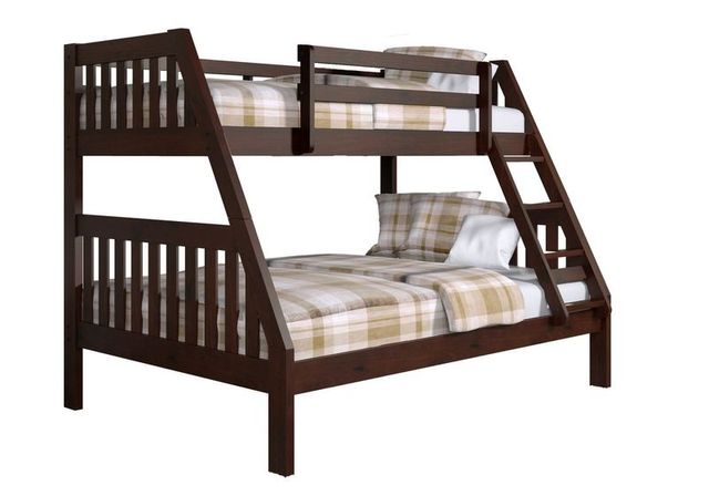 Donco Trading Company Mission Twin Over Full Bunk Bed-0