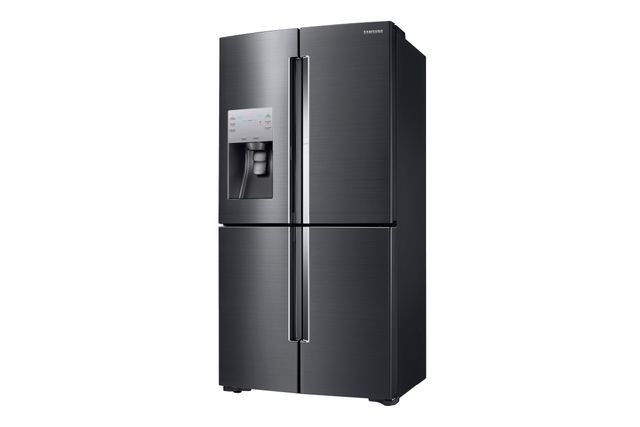 Samsung 22.0 .0 Cu. Ft. Fingerprint Resistant Black Stainless Steel Counter Depth 4-Door Flex™ Refrigerator 1