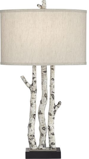 Pacific Coast® Lighting White Forest Natural Table Lamp