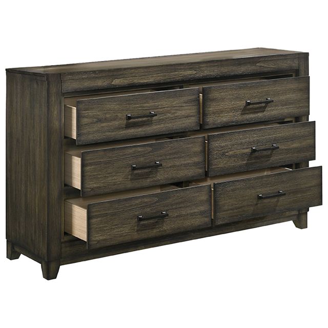 New Classic Home Furnishings Ashland Rustic Brown Dresser-1