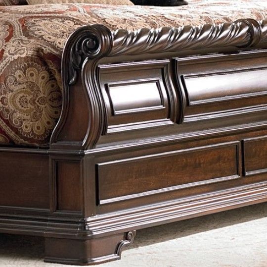 Liberty Arbor Place Brownstone Finished King Sleigh Bed 3