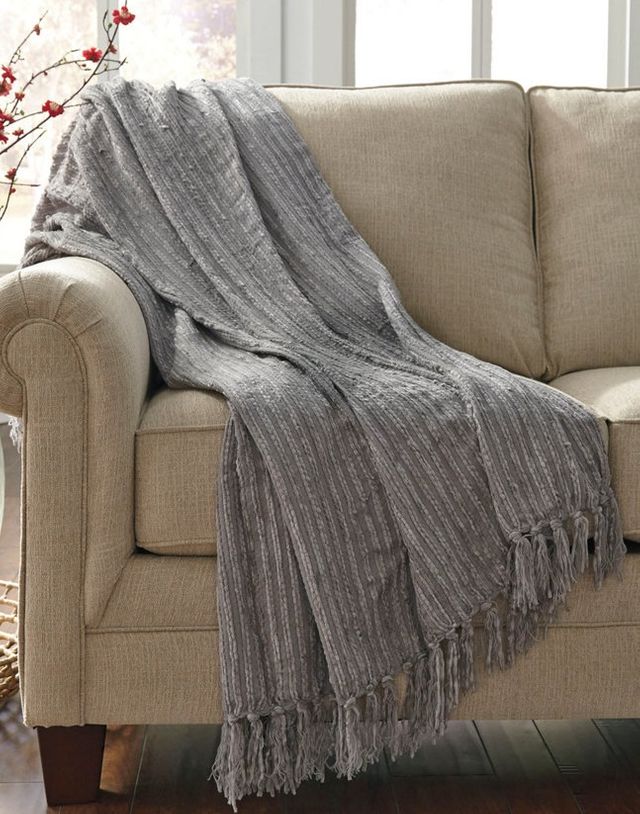 Signature Design by Ashley® Noland Gray Set of 3 Throws 1