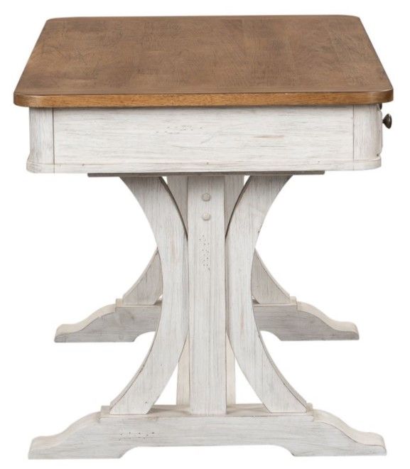 Liberty Furniture Farmhouse Reimagined White Writing Table-3