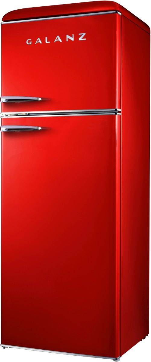 Galanz 12.0 Cu. Ft. Hot Rod Red Retro Top Mount Refrigerator 2