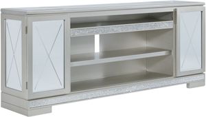 Signature Design by Ashley® Flamory Silver 72" TV Stand