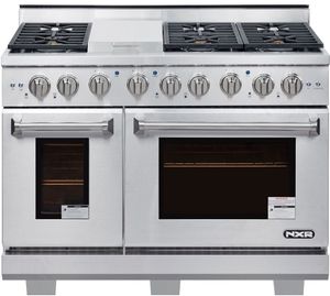 NXR Culinary Series 48" Stainless Steel Pro Style Gas Range
