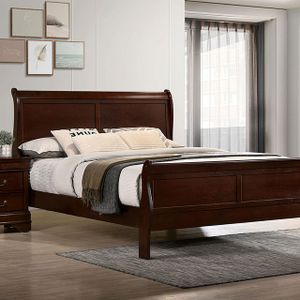 Furniture of America® Louis Philippe Cherry Twin Bed