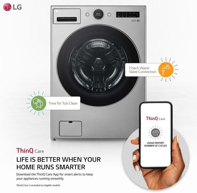 LG 4.5 Cu. Ft. White Front Load Washer 11