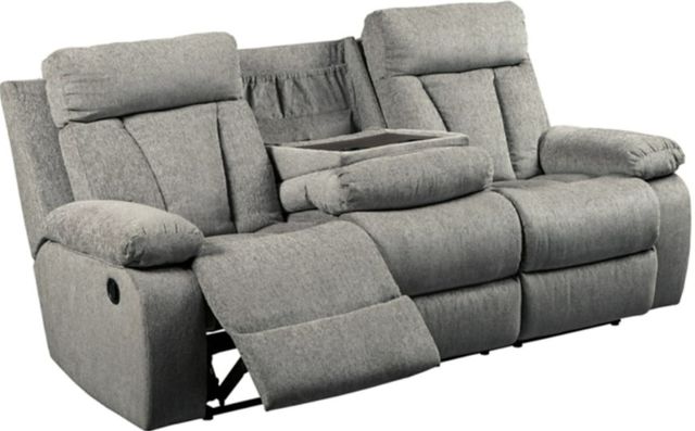 Signature Design by Ashley® Mitchiner 3-Piece Fog Living Room Set with Reclining Sofa 2