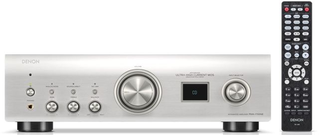 Denon® 2 Channel Silver Integrated Amplifier 0