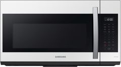 Samsung Bespoke 1.9 Cu. Ft. White Glass Over The Range Microwave